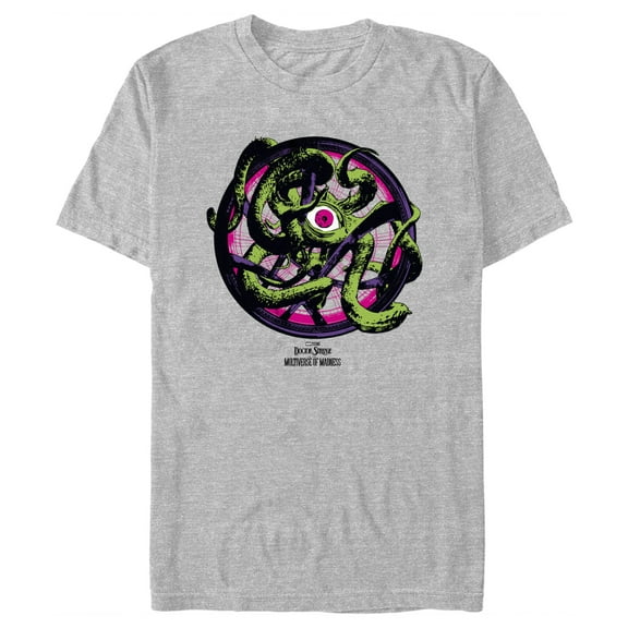 Men's Marvel Doctor Strange in the Multiverse of Madness Sealed Gargantos Graphic Tee Athletic Heather Large