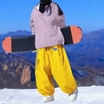 thumbnail image 3 of Perfectbot Women's Winter Ski Snowsuit Set - Windproof Rabbit Ear Hooded Jacket & Baggy Pants for Skiing, 3 of 4