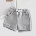 thumbnail image 4 of mgoYE Newborn Baby Boy Summer Outfit Set Contrast Color Romper Tops With Elastic Waist Shorts 0 3 6 12 18 Months Cute Infant Waffle Clothes Size 0-3 Months, 4 of 5