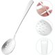 thumbnail image 4 of Cucharón de acero inoxidable, espumadera, cuchara para sopa, cuchara para colar, cuchara para servir, 4 of 5