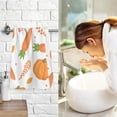 thumbnail image 7 of SKYSONIC 16"x28" Face Hand Towel Set, Orange Carrots Autumn Leaves Cotton Washcloths, Quick-Dry Highly Absorbent Bath Towels 2 PCS for Bathroom Ktichen Travel SPA Gym, 7 of 7
