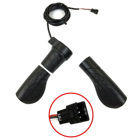 CENL 1 Pair Electric Bike FT-76X Half Handle Throttle E-Bike 76X Half Waterproof / WP Connector For Electric Scooter Part