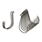 (5 pack) Lazer Sharp L2BGH-2/0 Octopus Hook, Black, Size 2/0