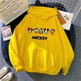 thumbnail image 4 of Sudadera con capucha Kawaii de los años 90 de Minnie Disney, Top corto de Mickey Mouse, sudaderas con capucha para mujeres, sudadera para niños y niñas, ropa de calle Harajuku, 4 of 5