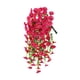 thumbnail image 2 of Guirnalda de flores artificiales colgantes con forma de lágrima de primavera que no se decolora. Rosa rojo, 2 of 9