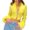 Yellow, variant on Vedolay Womens Jackets 2023 Jacket for Women's Moto Biker Shiny Crop Party Jackets Yellow,M