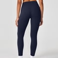 thumbnail image 4 of Womens Workout Leggings No Front Seam High Waist Stretchy Soft Yoga Pants Gym Casual Long Pants L, 4 of 6