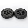 thumbnail image 3 of 2 Pack BBQ Grill Wheels Smooth Rolling Black 6 inch Tires for BBQ Grills, 3 of 5