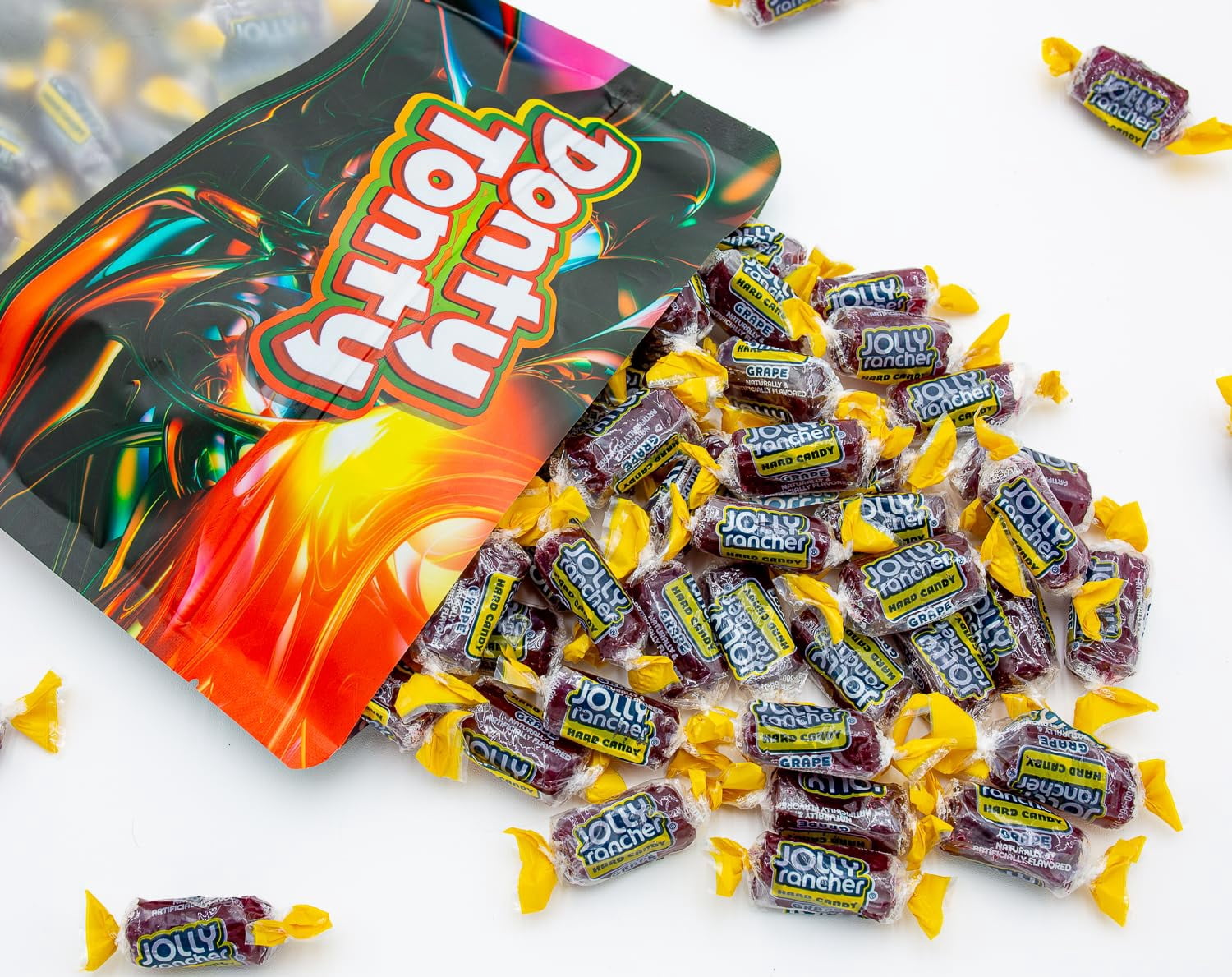 JOLLY RANCHER Hard Candy GRAPE 5 lb – Bulk Bag, Individually Wrapped, Old Fashioned, Fruit Flavored Candies