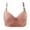 Pink, variant on Penkiiy Women Bras Front Buckle Thin Bra Non-slip Upper Support Big Chest Show Small Invisible Bra Wedding Party Special Glossy Underwear Beige Bras