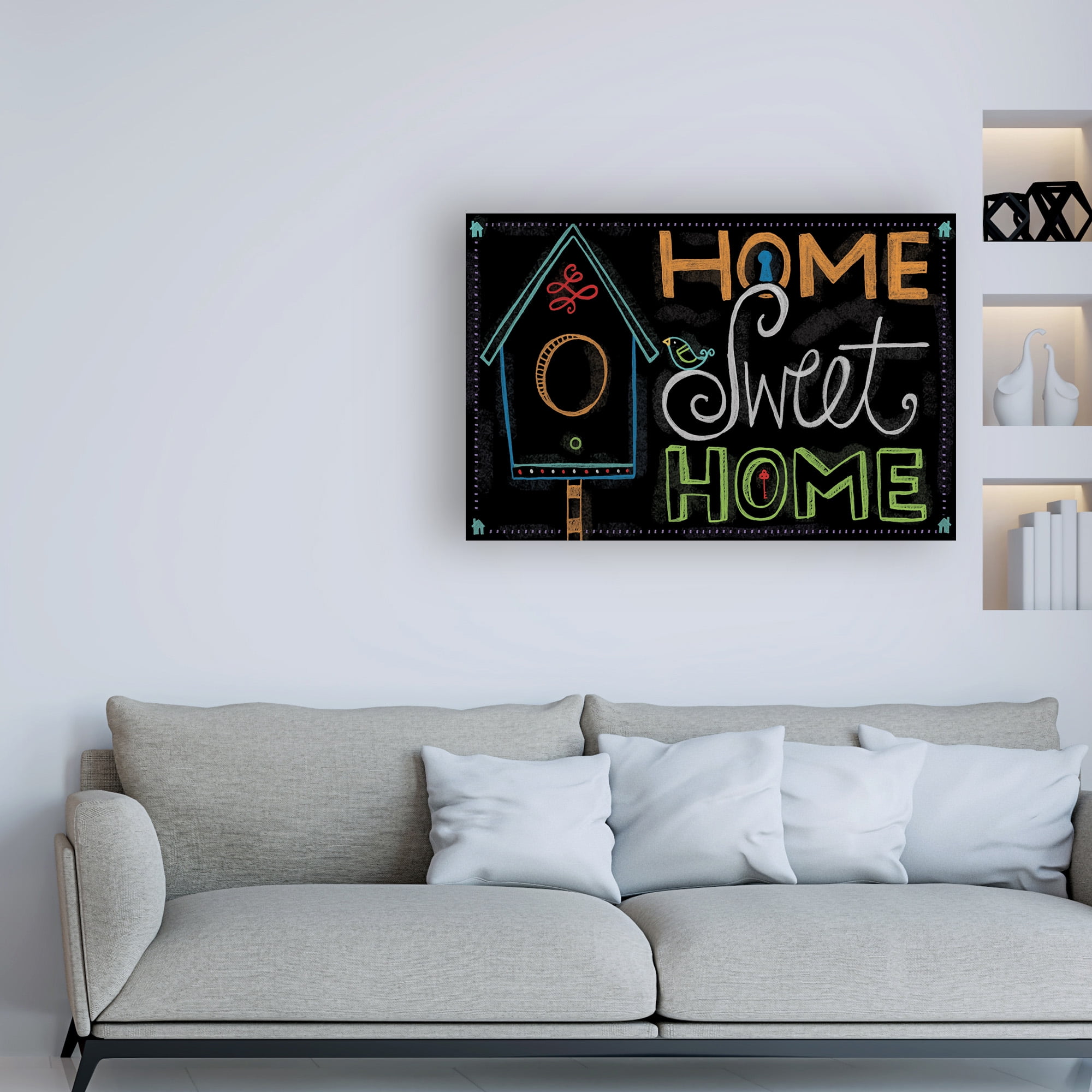 Trademark Fine Art 'Chalk It Up 13' Canvas Art by Holli Conger