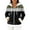 Army Green, variant on Women's Casual Fashion Long-Sleeved Zip-Up Fleece Hooded Cardigan with Polka Dot Stripe Color Block Print for Women's Casual Fashion and Apparel,Black,S