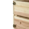 thumbnail image 4 of Northlight 18" Wood Crate "Lay Presents at My Feet" Christmas Tree Collar, 4 of 9