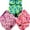 Lilac, Green, Coral, variant on PACK of 3 Female Dog Diapers with 4 LAYERS of Absorbent Pads WATERPROOF Leak Proof Washable