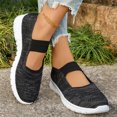 thumbnail image 2 of LTTVQM Orthopedic Shoes for Women Slip-On Arch Support Strap Diabetes Foam Mesh Breathable Walking Shoes Non Slip Comfortable Outdoor Shoes Black 39(US-7.5), 2 of 4