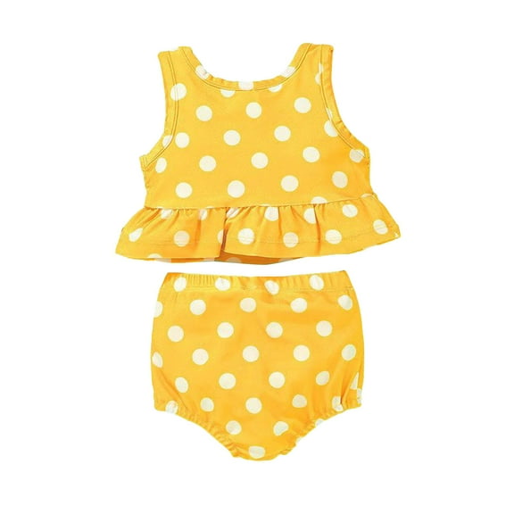 Gerichy Toddler Girl Swimsuit,Girls Bathing Suit Toddler Baby Girls Swimsuit Summer Sleeveless Cute One-Piece Bathing Suit for Girls