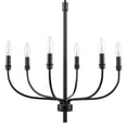 thumbnail image 4 of Elk Home 21-Inch Wide Newland Chandelier, Transitional, Matte Black, 4 of 5