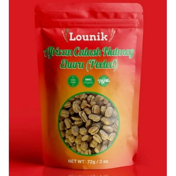 Lounik Peeled Ehuru Seed- African Nutmeg- 72 grams