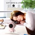 thumbnail image 4 of Bearachild Astronaut Plastic Neck Hanging Fan Cute Motor Brushless 900mAh for Camping Hiking Sleeping Travel Cooling Fans Type2, 4 of 6