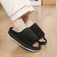 thumbnail image 1 of Zapatos de casa para hombre y mujer, zapatillas de casa ajustables con suela de goma para interiores y exteriores, 1 of 8
