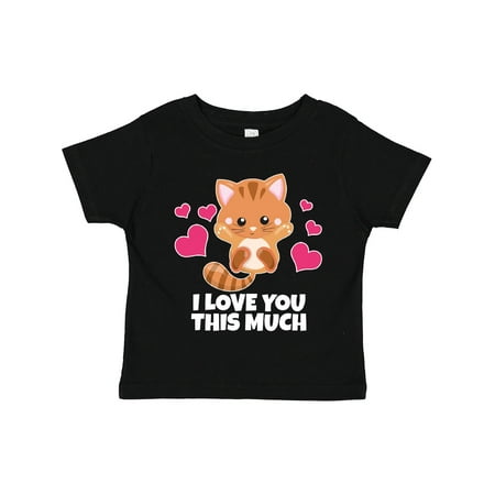 

Inktastic I Love You This Much Kitten Gift Toddler Boy or Toddler Girl T-Shirt