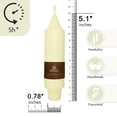 thumbnail image 2 of Short Taper Candle Candle Sticks, 5 Inch Mini Pillar Candles Small Taper Candles, 4PCS Handmade Unscenteds Candlesticks for Chimes, Rituals, Spell, Wedding, Religious, Home Decor, 2 of 5