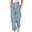 Light Blue, variant on Admvng Sweatpants Women Winter Casual Solid Fleece Drawstring Elastic Waist Pockets Joggers Cuffed Ankles Pants, Size S-2XL