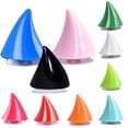 thumbnail image 1 of Flmtop 1Pc Motorcycle Helmet ABS Suction Cup Ox Horn Decoration Headwear Accessory, 1 of 7