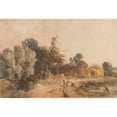 thumbnail image 3 of Peter DeWint 18x13 Black Modern Framed Museum Art Print Titled - Harvest Time., 3 of 5