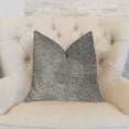 thumbnail image 2 of Almohada de lujo Plutus Metropolis, plateada y gris pardo, tamaño King de doble cara de 20 "x 36" Plutus PBKR1916-2036-DP, 2 of 2