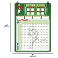 thumbnail image 2 of Discounted Super Football Bowl Big Game Day Betting Pool Squares Paper 18" x 24" Game Poster, 2 of 7