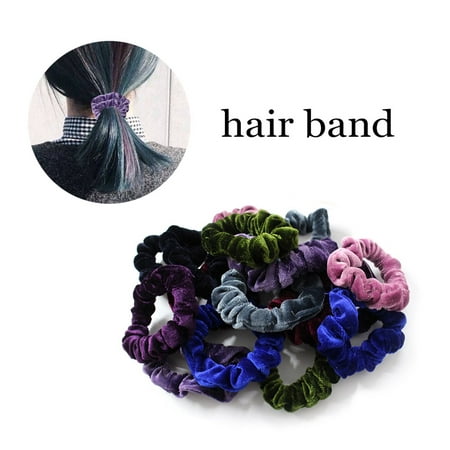 Outtop 20Pcs Hair Scrunchies Velvet Elastic Hair Bands Scrunchy Hair Ties Ropes