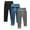 R, variant on Mgmyaa 3-Pack Boys Girls High Waist Sweatpants Fleece Lined Slim-Leg Elastic Leggings Warm Pants