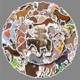 thumbnail image 3 of Pegatinas de vinilo impermeable con forma de burros y animales, 50 unidades, 3 of 5