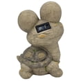 thumbnail image 5 of Galt International Mossy Turtle with Solar LED Eyes Garden Statue 15.75", 5 of 8