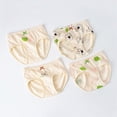 thumbnail image 4 of TOWED22 Baby Kids Underwear Breathable Cotton Panties Toddler Girls Undies Soft Assorted Briefs 4-Pack(Khaki,4-5 Y), 4 of 4