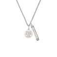thumbnail image 2 of Delight Jewelry Thank You for Raising the Woman of my Dreams Silvertone Courage Strength Wisdom Honesty Bar Charm Necklace, 23", 2 of 4