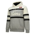 thumbnail image 2 of Men's-Mitchell & Ness  Heather Gray San Francisco 49ers Head Coach Vintage Logo Pullover Hoodie, 2 of 7