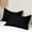 Black, variant on Solid Color Pillowcase Pillow Core Set For Two Pairs Of Comfortable And Breathable Student Dormitory Pillow Case