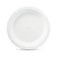 Classic White 8 3/4in Premium Disposable Dinner Lunch Plates