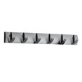 thumbnail image 1 of ruzhgo Crochet de Porte Portable Réglable Pliable 6 Crochets Style Simple Réutilisable Rangement Support de Sac de Chambre Salle de Bain Gris, 1 of 6
