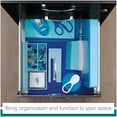 thumbnail image 2 of Scranton & Co 3-Drawer Contemporary Metal Filing Cabinet in Charcoal, 2 of 11