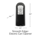 thumbnail image 2 of Smooth Touch Electric Automatic Can Opener Easy Push Down Lever, For All Standard-Size and Pop-Top, Extra Tall, With Bottle Opening Accessory and Built-In Knife Sharpener, Black, 2 of 5