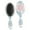 Blue and Pink, variant on Black Christmas Santa Pattern Hair Brush,Girls Detangling Hair Brush,Glide Through Tangles with Ease for Wet & Dry Hair,8.8"X2.8"