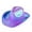 Purple, variant on AJGRHE Men & Women Cowboy Hat Western Style Glitter Party Hats Purple One Size
