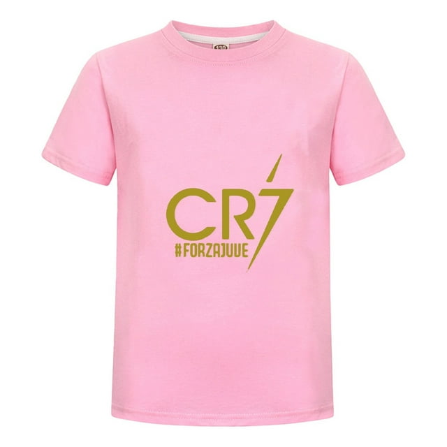 Playera CR7 para Niño con Celebración y Número 7 | Ropa de Futbol Infantil