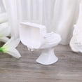 thumbnail image 7 of Miniature Furniture Vintage Bathroom Model White Toilet Baby Pretend, 7 of 7