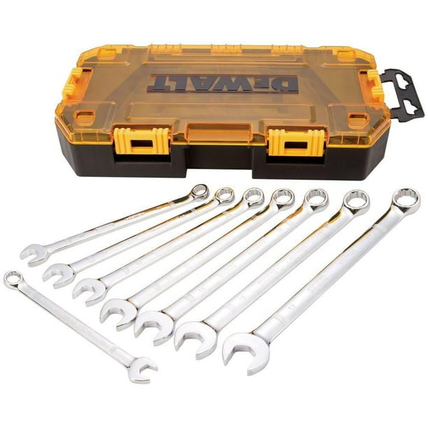 Juego de llaves combinadas DEWALT Metric de 8 piezas (DWMT73810)