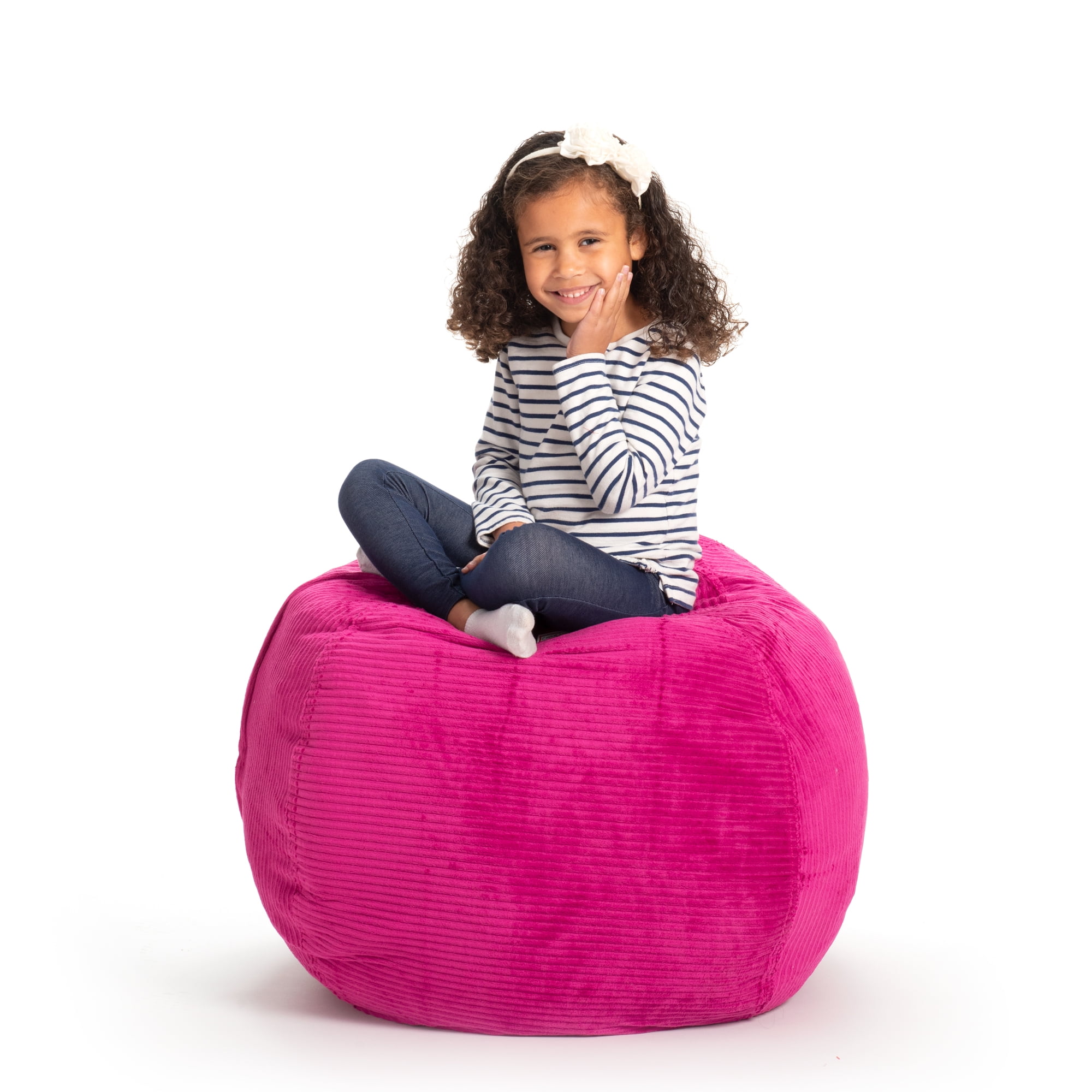 creative qt stuffed animal storage bean bag chair