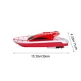 thumbnail image 3 of Meitianfacai Teen's Electric Boat Toy Yacht Model Simulation Speedboat for Swimming Pool Water Play Bath Time Fun Without Remote Control Autonomous Movement, 3 of 6